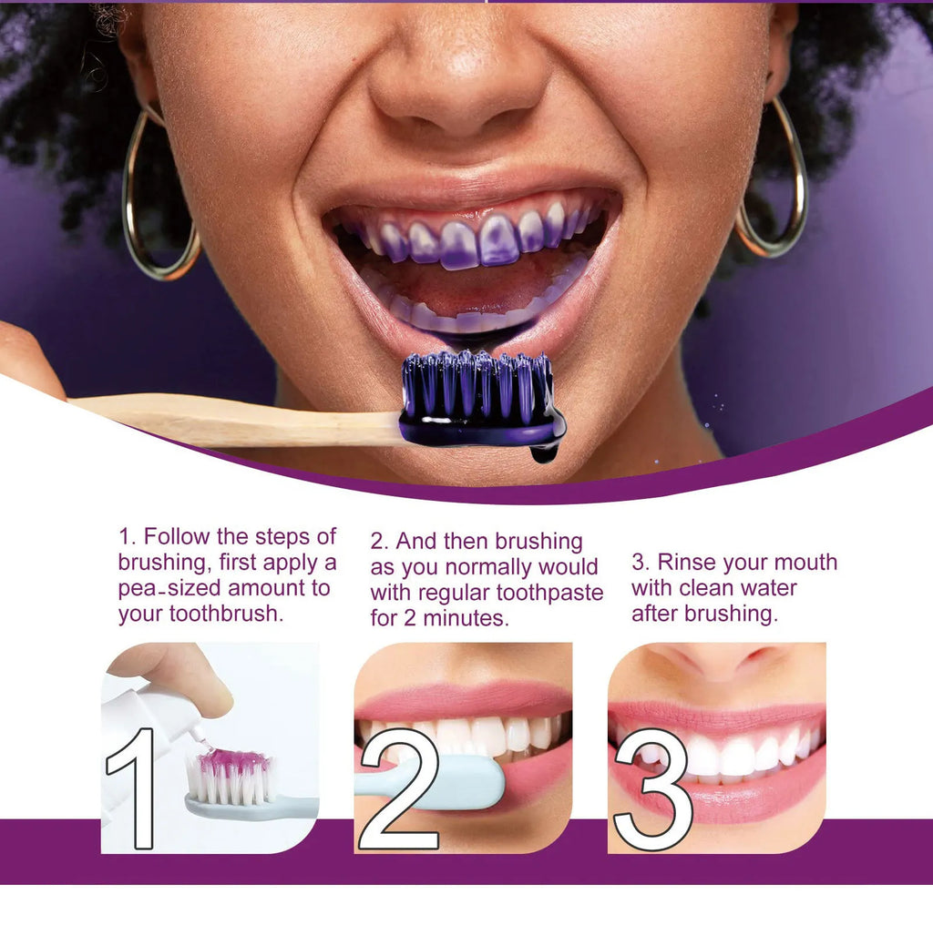 Purple Teeth Whitening Toothpaste